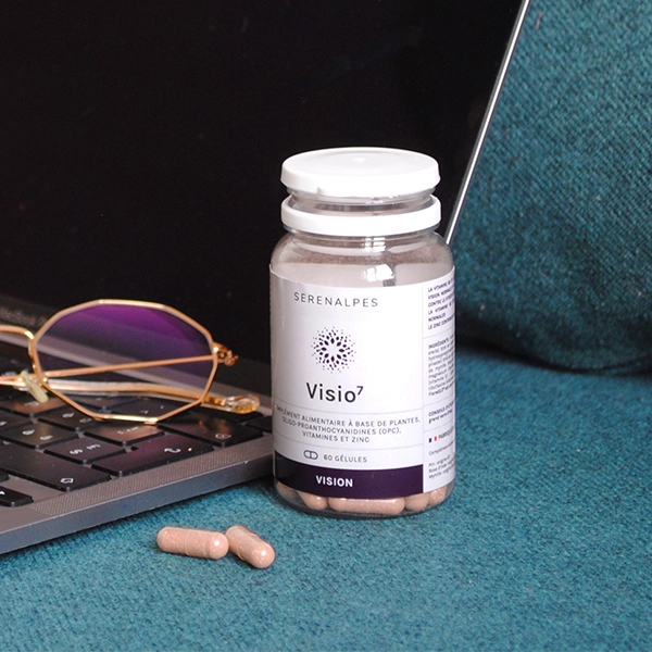 Etiquette visio 7 Serenalpes gélules