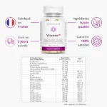 Tableau nutritionnel vitaneo 20 Serenalpes