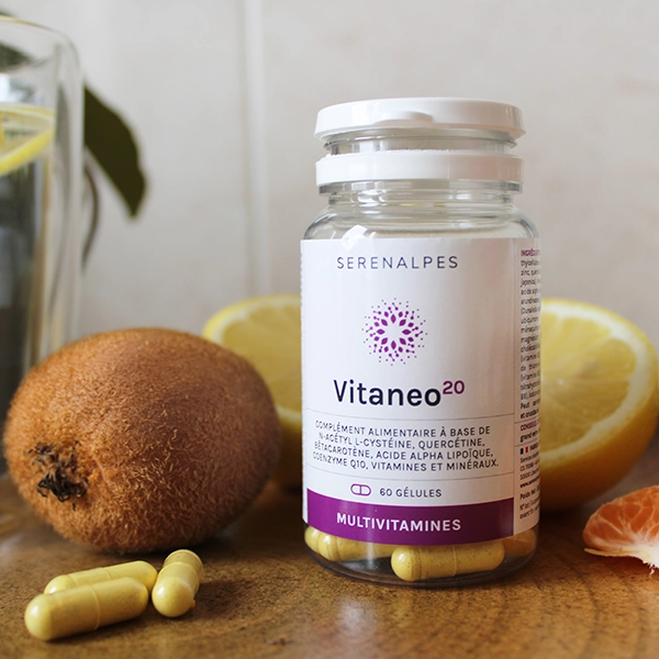Etiquette vitaneo 20 Serenalpes gelules Etiquette vitaneo 20 Serenalpes gelules