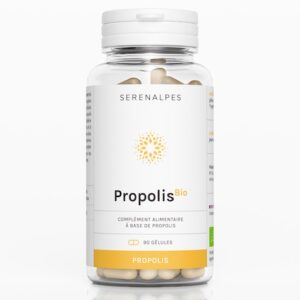 Etiquette Propolis Bio Serenalpes