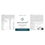 Etiquette multivitamines homme