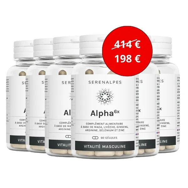 6 flacons alpha 6x Serenalpes 6 flacons alpha 6x Serenalpes