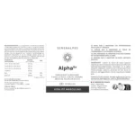 Etiquette alpha 6x Serenalpes